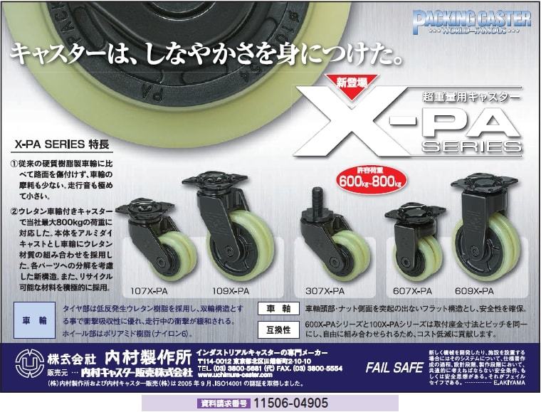 超重量用キャスター