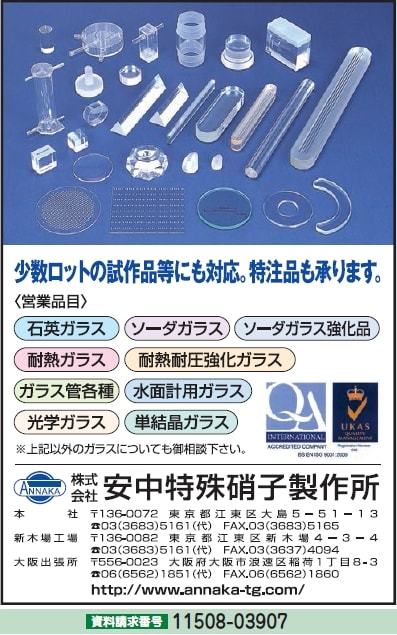 各種ガラス製品