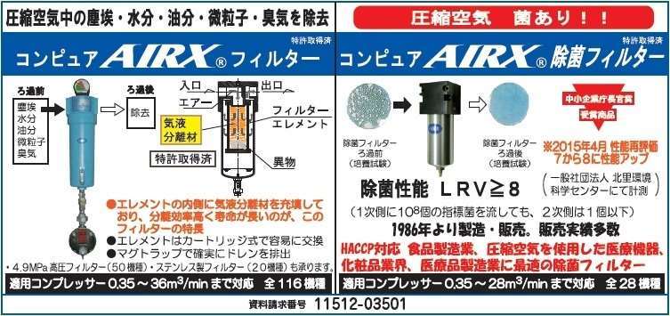 AIRXフィルター
