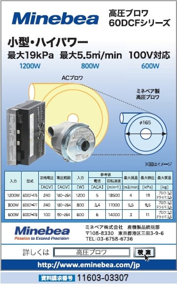 高圧ブロワ60DCFシリーズ