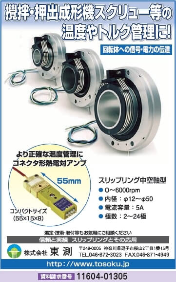 スリップリング中空軸型