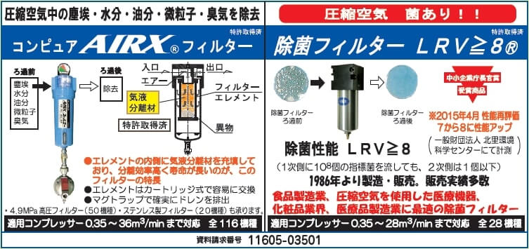 AIRXフィルター