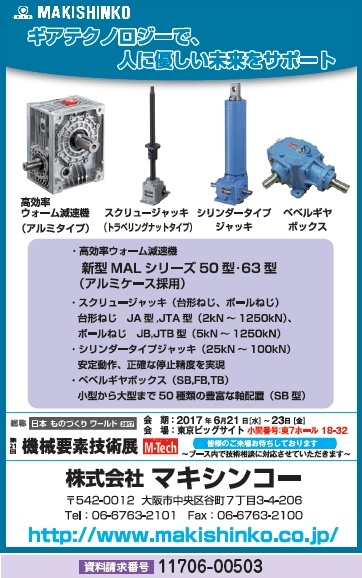 高効率ウォーム減速機 他