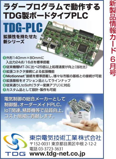 TDG製ボードタイプPLC