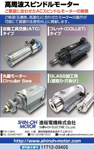 高周波スピンドルモーター