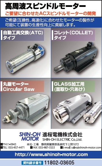 高周波スピンドルモーター