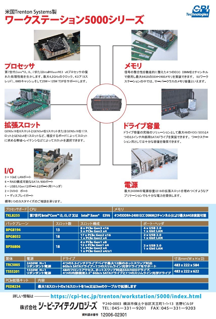 ワークステーション5000シリーズ