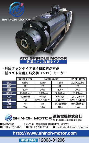 ATC SPINDLE MOTOR