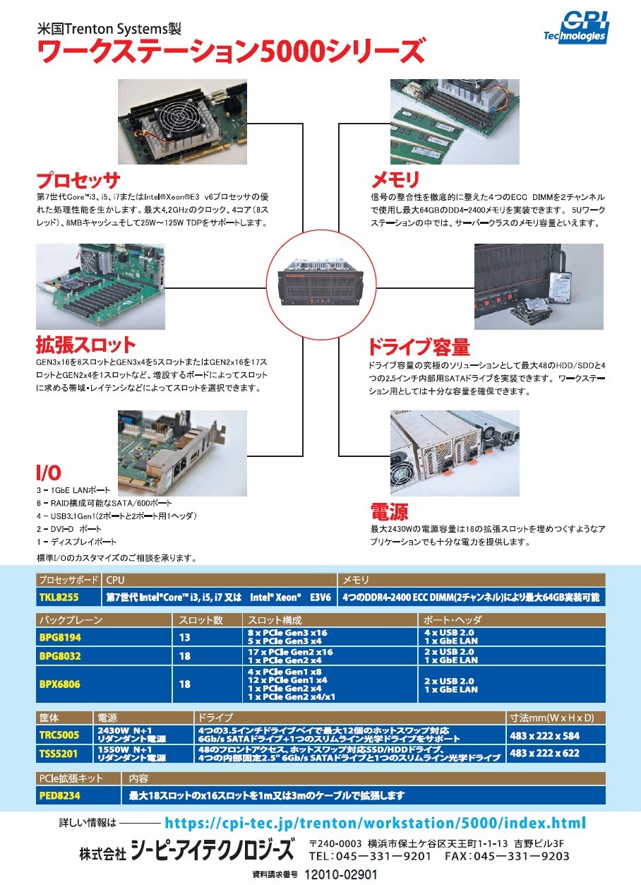 ワークステーション5000シリーズ