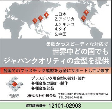 プラスチック用金型の設計・製作