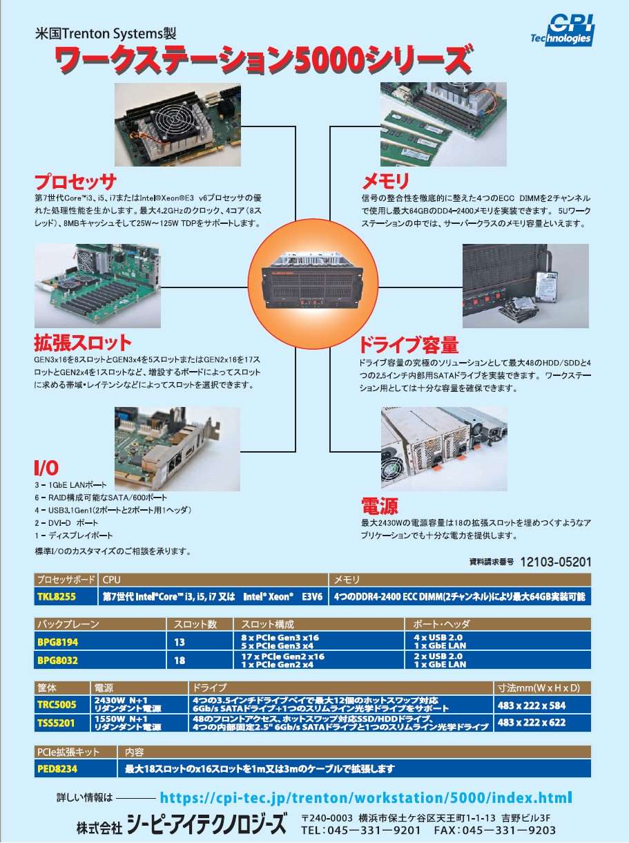 ワークステーション5000シリーズ