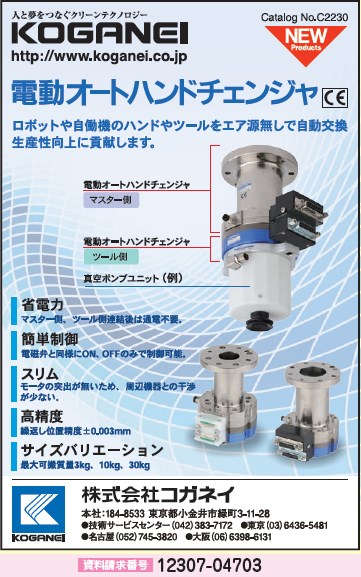 電動オートハンドチェンジャ