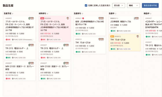 生産/在庫管理・受発注システム