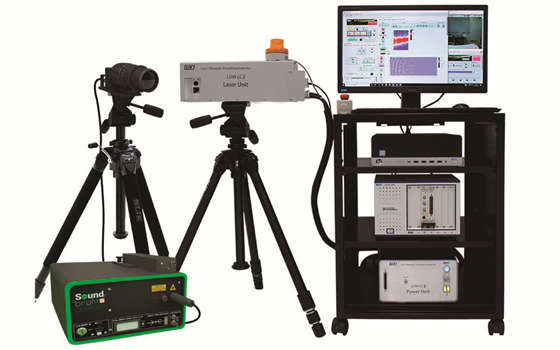 非接触レーザー超音波可視化検査装置