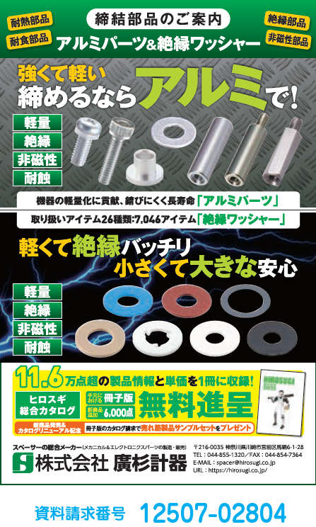 アルミパーツ＆絶縁ワッシャー