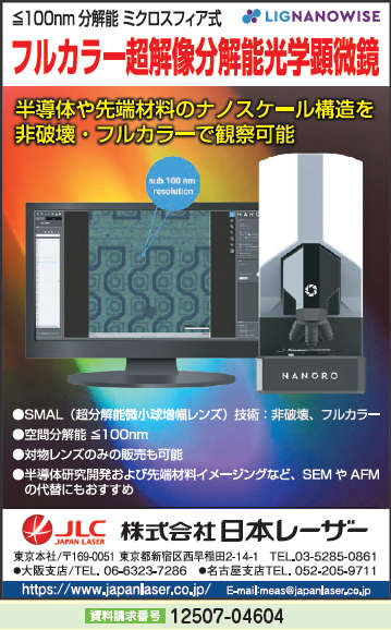 フルカラー超解像分解能光学顕微鏡
