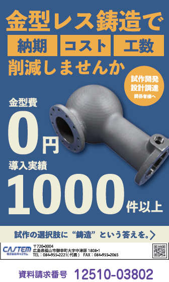 金型レス鋳造