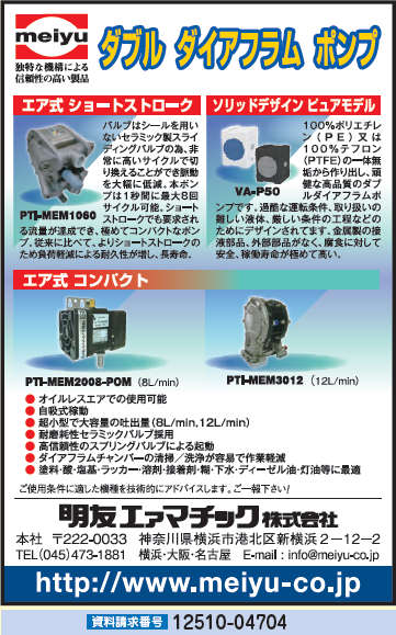 ダブル ダイアフラム ポンプ　各種