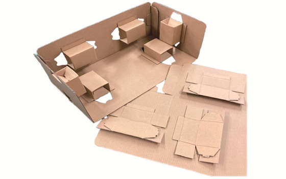 段ボール立体緩衝材