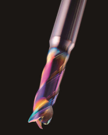 ヘリカル穴加工エンドミル