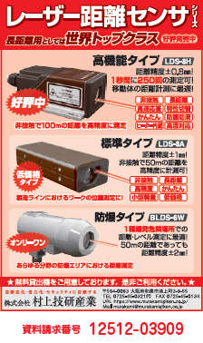 レーザー距離センサシリーズ
