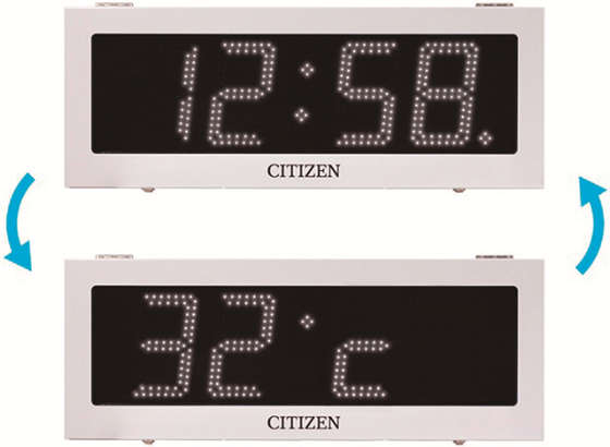 屋外対応大型デジタル時計