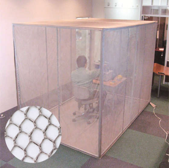 電磁波シールドテント