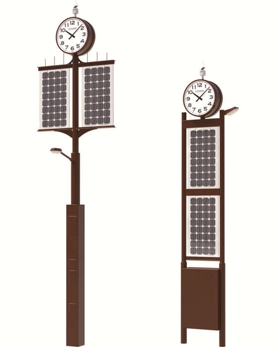 災害時対応屋外電波時計