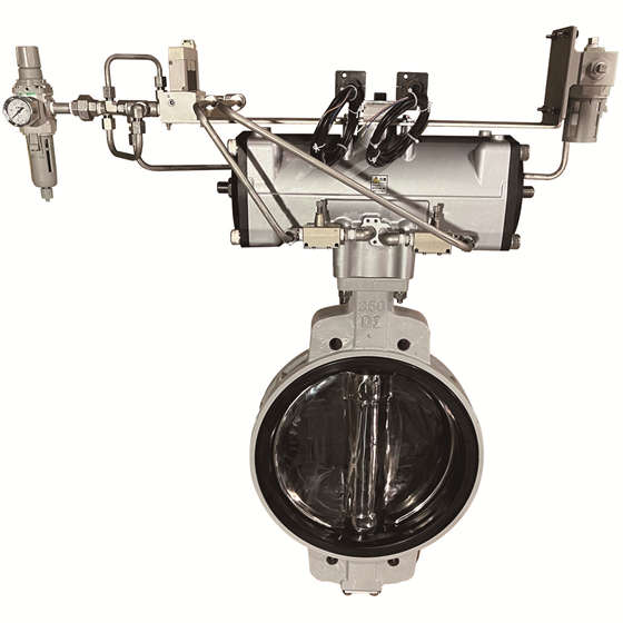 二次電池仕様バタフライ弁