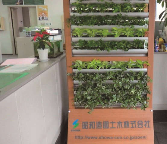 緑のパーテーション