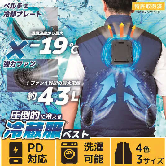 ハイブリッド冷却ウェア